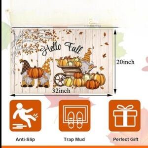 Fall low profile door Mat